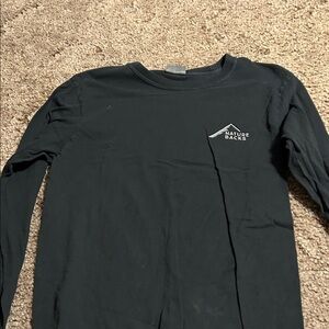 Nature Backs Men's Navy Long Sleeve Tee